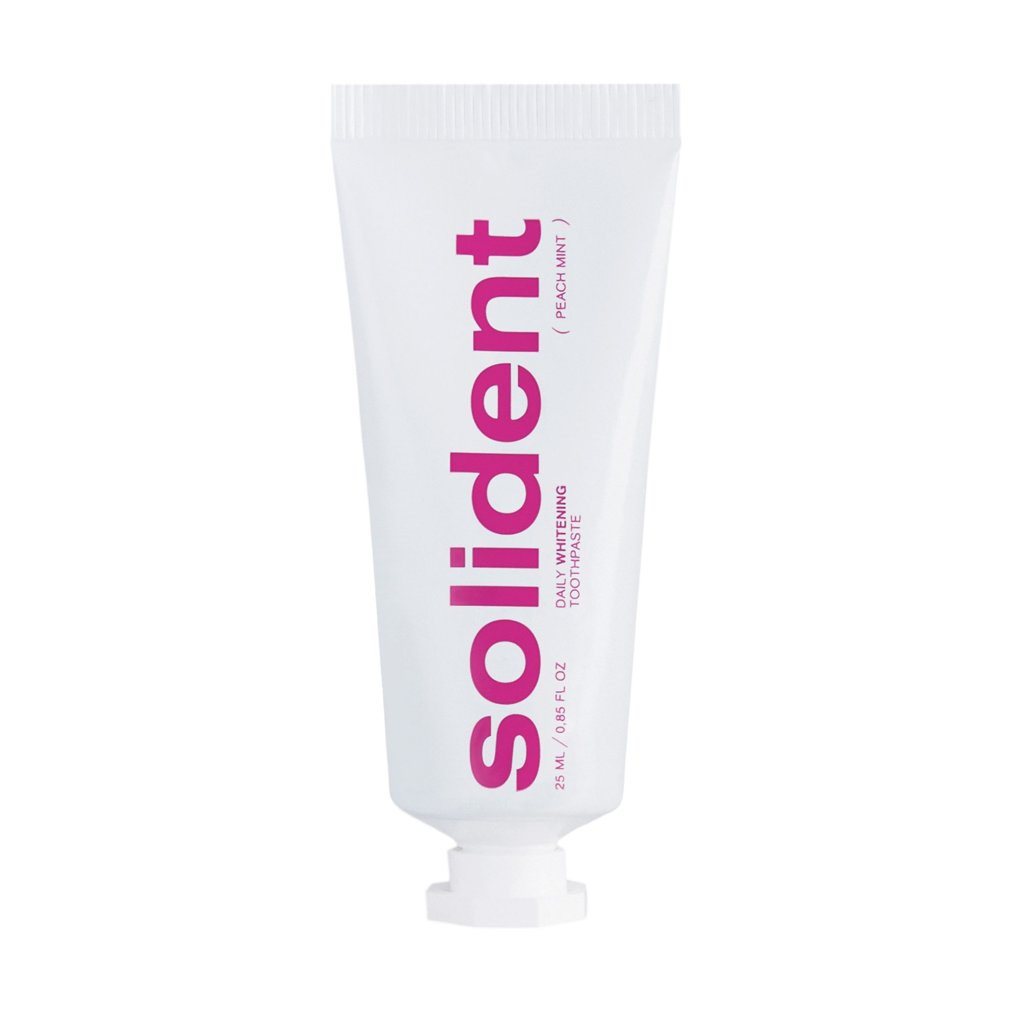 Щоденна відбілювальна зубна паста Solident Daily Whitening Toothpaste Персик-м'ята, 25 мл