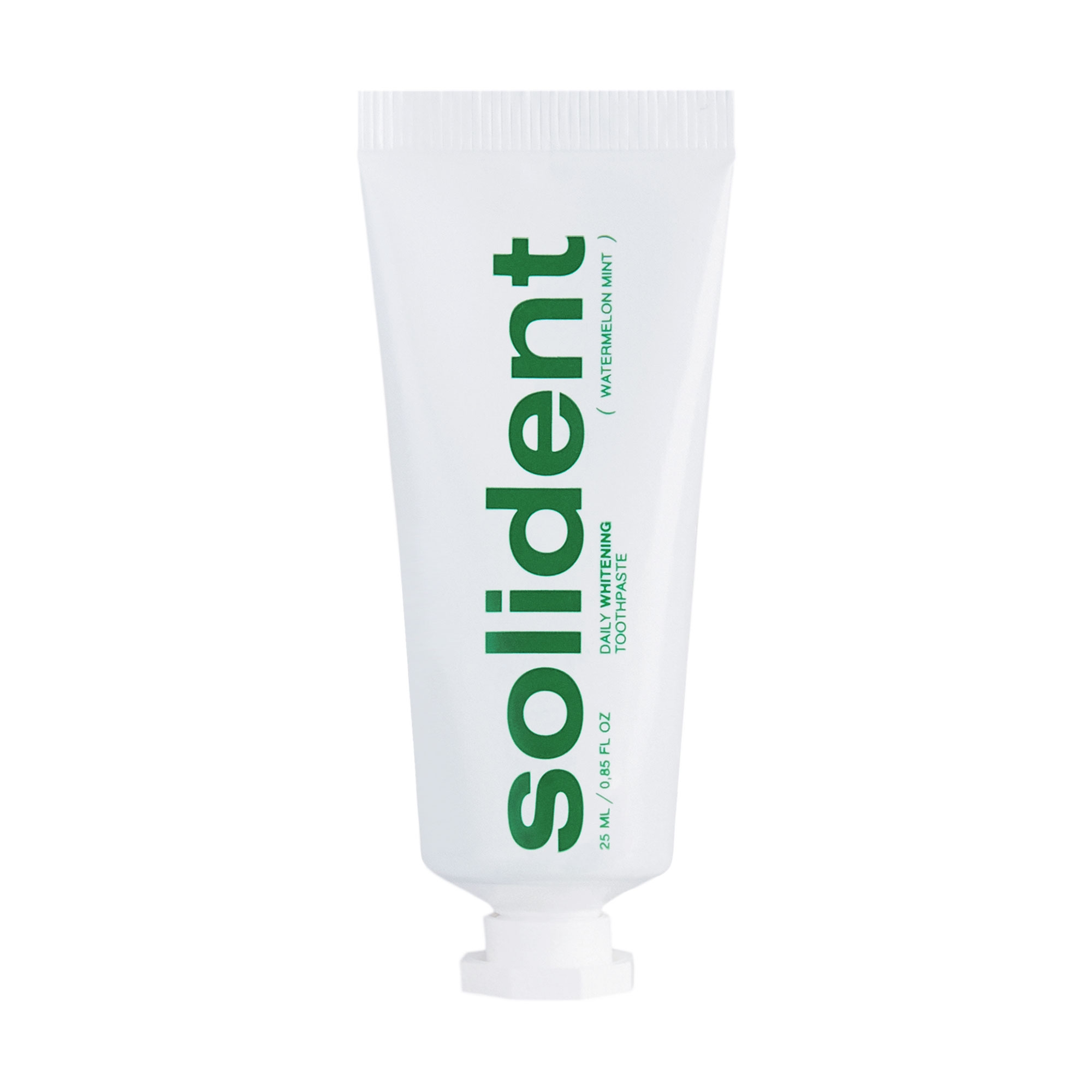 Щоденна відбілювальна зубна паста Solident Daily Whitening Toothpaste Кавун-м'ята, 25 мл