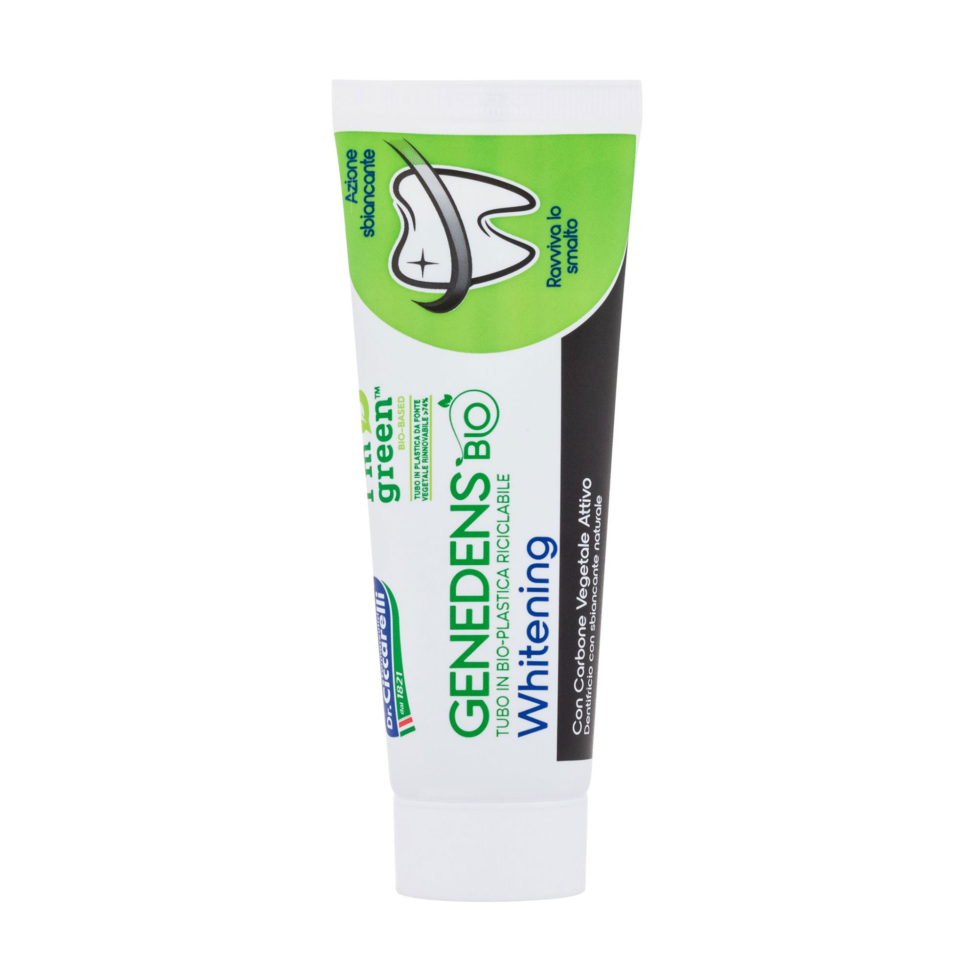 Відбілювальна зубна паста Dr. Ciccarelli Genedens Bio Whitening Toothpaste with Natural Carbon, 75 мл